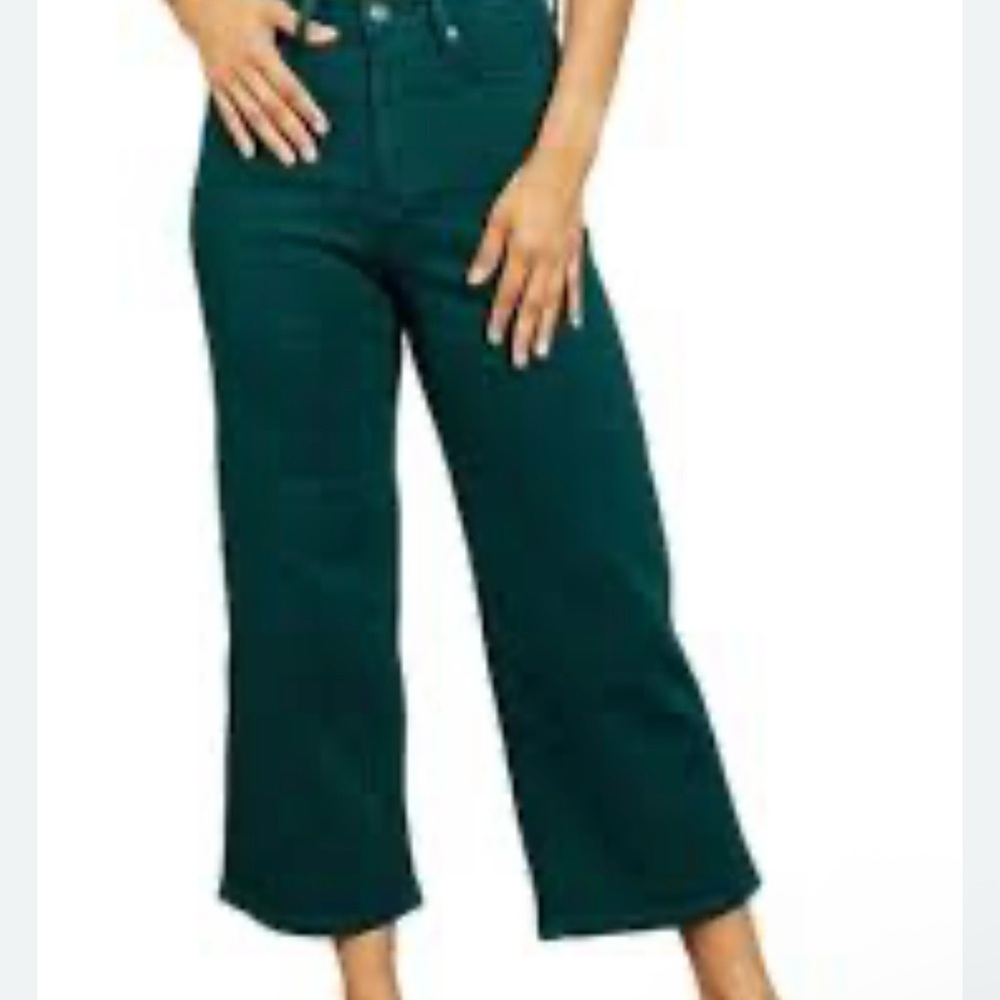Judy Blue Los Angeles Denim Green Teal Jeans 15/32 High Waist